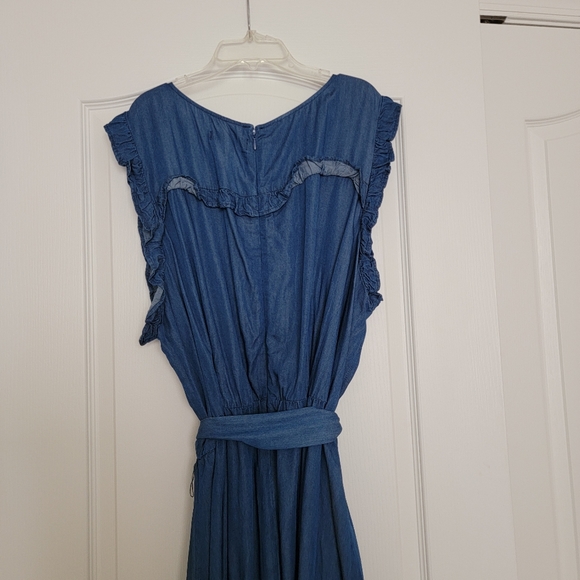 Eloquii Blue Dress NWT Size 24 - Picture 6 of 7